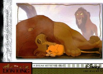 2003 Upper Deck Disney Treasures - The Lion King 10th Anniversary #LK5 A Break with the Past Front
