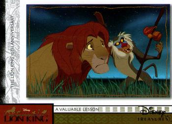 2003 Upper Deck Disney Treasures - The Lion King 10th Anniversary #LK7 A Valuable Lesson Front