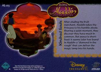 2003 Upper Deck Disney Treasures - Aladdin Special Edition #AL3 Kindred Souls Back