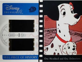 2003 Upper Deck Disney Treasures - Reel Pieces of History #PH6 One Hundred and one Dalmations <sic> Front