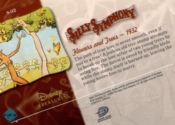 2003 Upper Deck Disney Treasures - Silly Symphonies Feature Celebration #S-02 Flowers and Trees Back