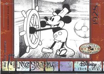 2004 Upper Deck Disney Treasures: Mickey - Celebrate 75 Years of Fun #MC2 Steamboat Williie Front
