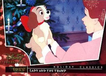 2004 Upper Deck Disney Holiday Treasures #HT-7 Lady and the Tramp Front