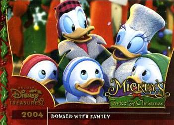2004 Upper Deck Disney Holiday Treasures #HT-47 Donald with Family Front