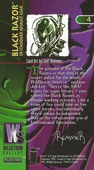 1995 Wildstorm Wildstorm Gallery #4 Black Razor Back