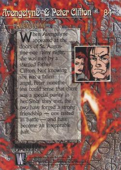 1996 WildStorm Avengelyne #84 Avengelyne & Peter Clifton Back