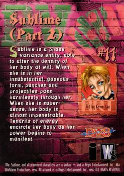 1996 WildStorm DV8 #11 Sublime (Part 2) Back