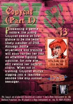 1996 WildStorm DV8 #13 Copycat (Part 1) Back