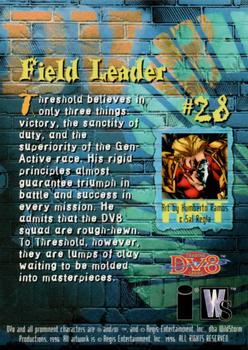 1996 WildStorm DV8 #28 Field Leader Back