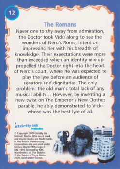 2000 Strictly Ink Doctor Who The Definitive Series 1 #12 The Romans Back