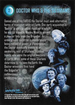 2001 Strictly Ink Doctor Who The Definitive Series 2 #2 Doctor Who & the Silurians Back