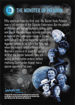 2001 Strictly Ink Doctor Who The Definitive Series 2 #23 The Monster of Peladon Back