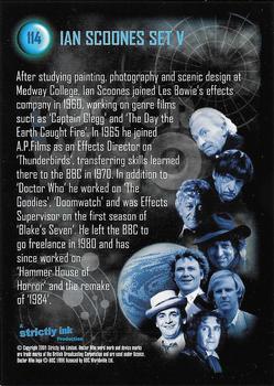2001 Strictly Ink Doctor Who The Definitive Series 2 #114 Ian Scoones Set V Back