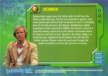2002 Strictly Ink Doctor Who The Definitive Series 3 #2 Library at Castrovalva Back