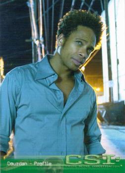 2003 Strictly Ink CSI Series 1 #58 Gary Dourdan - Profile Front