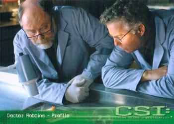 2003 Strictly Ink CSI Series 1 #77 Dr. Robbins - Profile Front