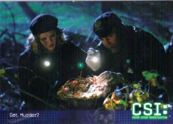 2004 Strictly Ink CSI Series 2 #13 Got Murder? Front