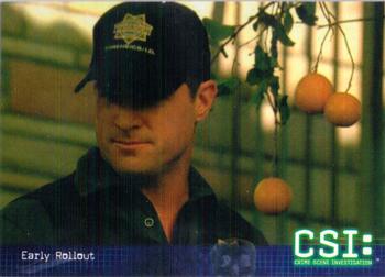 2004 Strictly Ink CSI Series 2 #40 Early Rollout Front