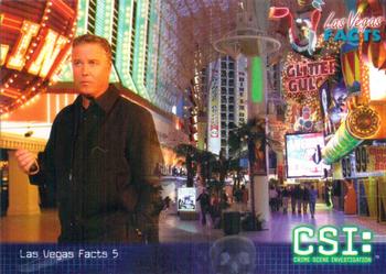 2004 Strictly Ink CSI Series 2 #53 Las Vegas Facts 5 Front