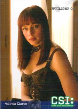 2004 Strictly Ink CSI Series 2 #73 Melinda Clarke Front