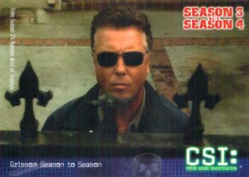 2004 Strictly Ink CSI Series 2 #83 Grissom Season to Season Front