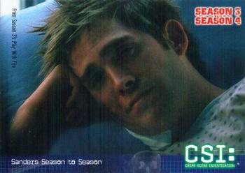 2004 Strictly Ink CSI Series 2 #89 Sanders Season to Season Front