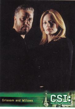 2006 Strictly Ink CSI Series 3 #70 Grissom and Willows Front
