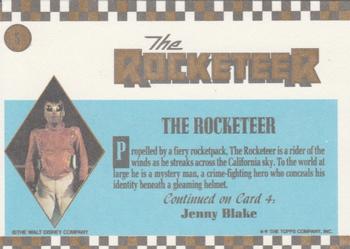 1991 Topps The Rocketeer #3 The Rocketeer Back