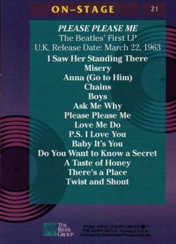 1993 The River Group The Beatles Collection #21 PLEASE PLEASE ME - The Beatles' First LP Back