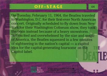 1993 The River Group The Beatles Collection #64 On Tuesday, February 11, 1964, the Beatles traveled to Back