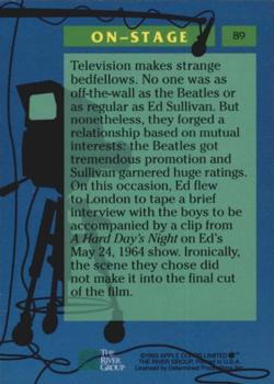 1993 The River Group The Beatles Collection #89 Television makes strange bedfellows. No one was as off- Back