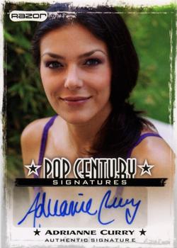 2010 Razor Pop Century #AU-AC1 Adrianne Curry Front