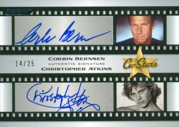 2010 Razor Pop Century - Co-Stars Autographs #CS-CB/CA Corbin Bernsen / Christopher Atkins Front