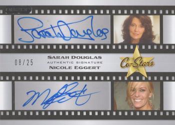 2010 Razor Pop Century - Co-Stars Autographs #CS-SD/NE Sarah Douglas / Nicole Eggert Front