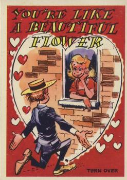 1959 Topps Funny Valentines #62 You're Like a Beautiful Flower Front