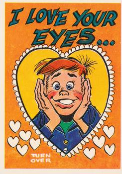 1960 Topps Funny Valentines #2A I Love Your Eyes Front