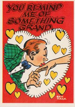 1960 Topps Funny Valentines #8A You Remind Me of Something Grand Front