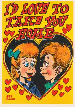 1960 Topps Funny Valentines #26A I'd Love to Take You Home Front