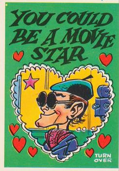 1960 Topps Funny Valentines #27A You Could Be a Movie Star Front