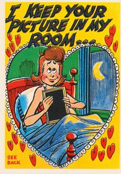 1960 Topps Funny Valentines #50A I Keep Your Picture in My Room Front