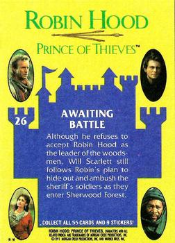 1991 Topps Robin Hood: Prince of Thieves (55) #26 Awaiting Battle Back