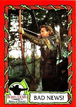 1991 Topps Robin Hood: Prince of Thieves (55) #43 Bad News! Front
