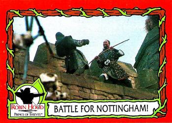 1991 Topps Robin Hood: Prince of Thieves (55) #52 Battle for Nottingham! Front