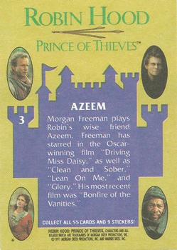 1991 Topps Robin Hood: Prince of Thieves (55) #3 Azeem Back