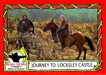 1991 Topps Robin Hood: Prince of Thieves (55) #10 Journey to Locksley Castle Front