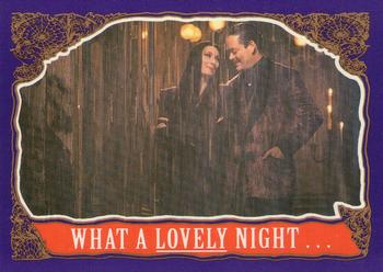 1991 Topps The Addams Family #24 What a Lovely Night ... Front