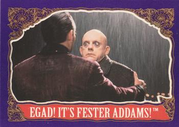 1991 Topps The Addams Family #29 Egad! It's Fester Addams! Front