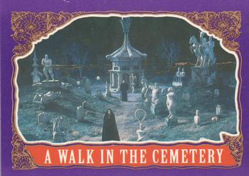 1991 Topps The Addams Family #51 A Walk in the Cemetery Front