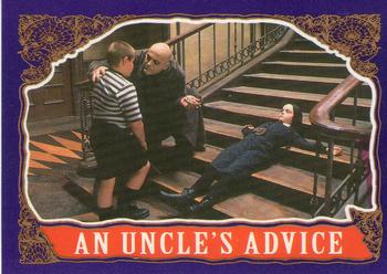 1991 Topps The Addams Family #57 An Uncle's Advice Front