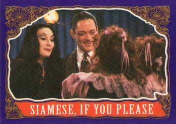 1991 Topps The Addams Family #78 Siamese, If You Please Front